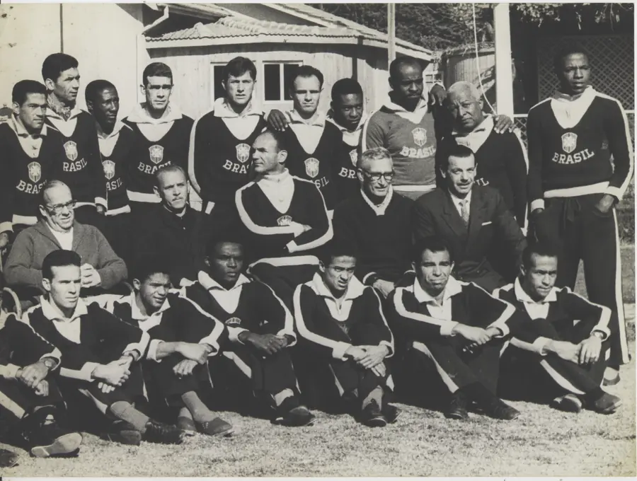 Historical representation of Brazil's kit at Chile 1962