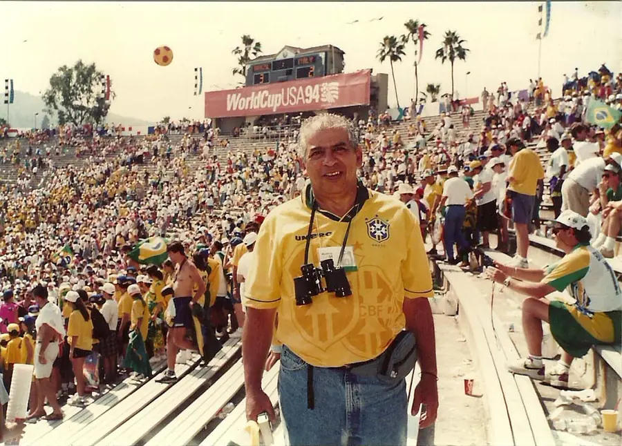 Historical representation of Brazil's kit at USA 1994